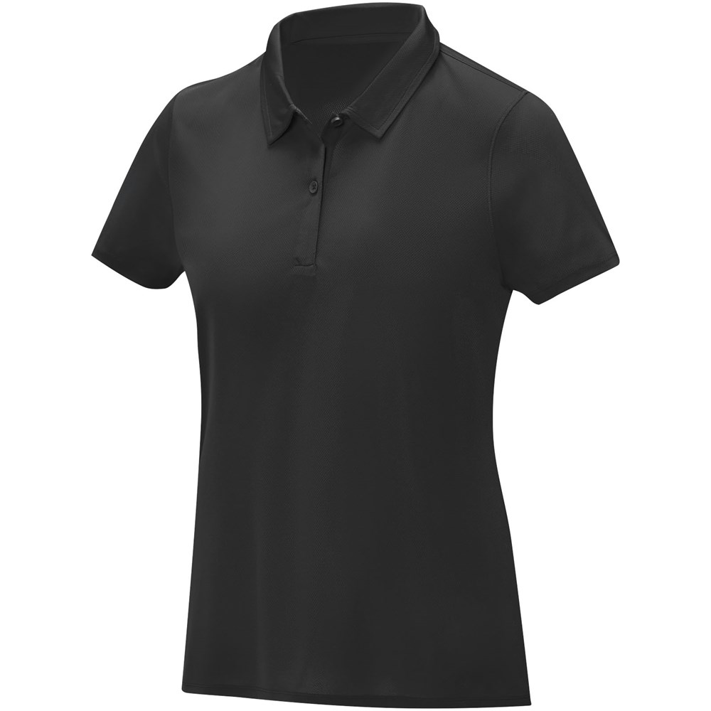 Deimos Poloshirt cool fit mit Kurzärmeln für Damen schwarz