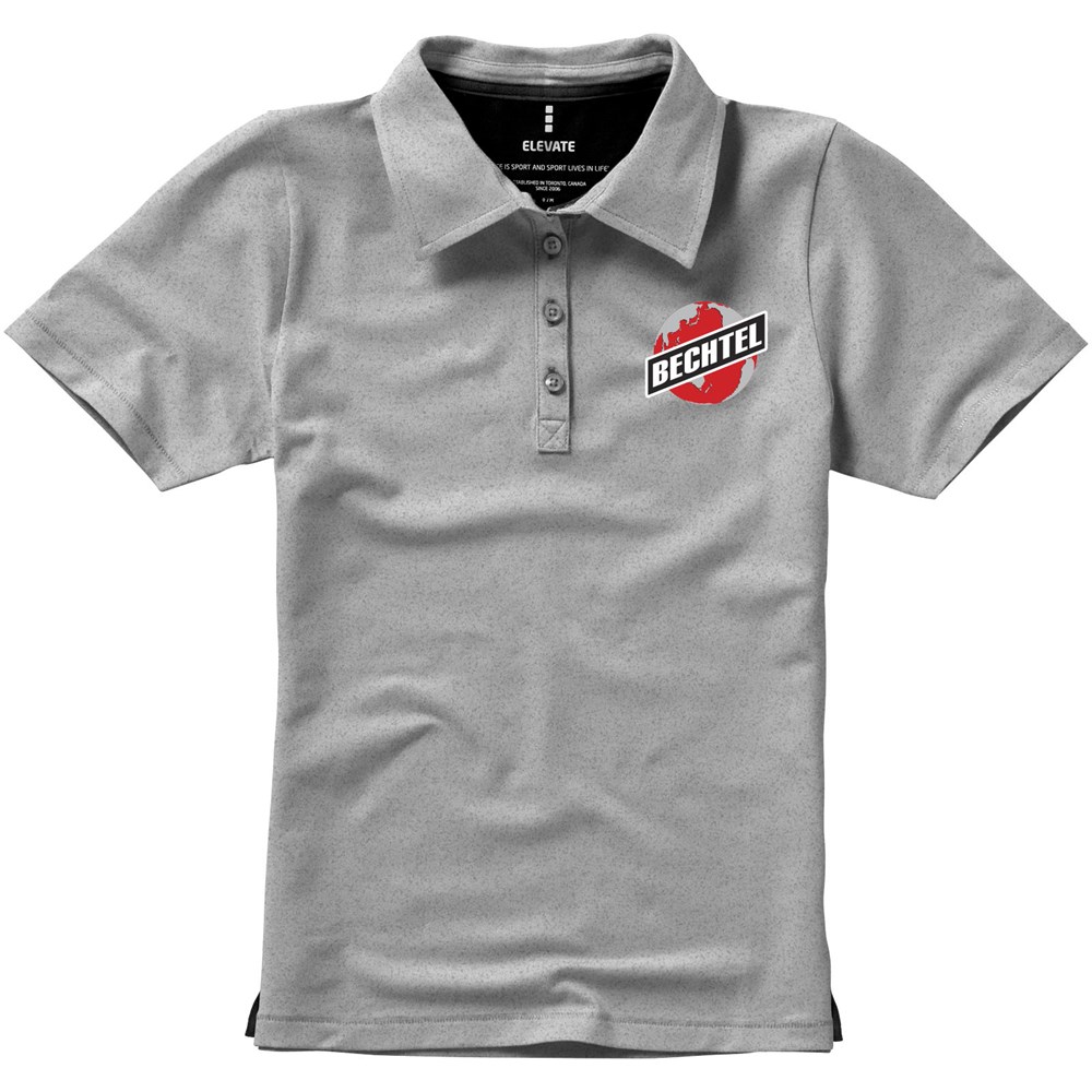 Markham Stretch Poloshirt für Damen grau meliert