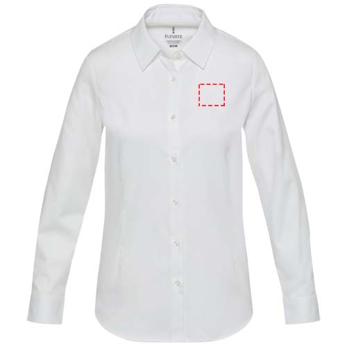 Citrine Twill Bluse weiss