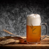 Bierglas 0,4 Liter Henkel