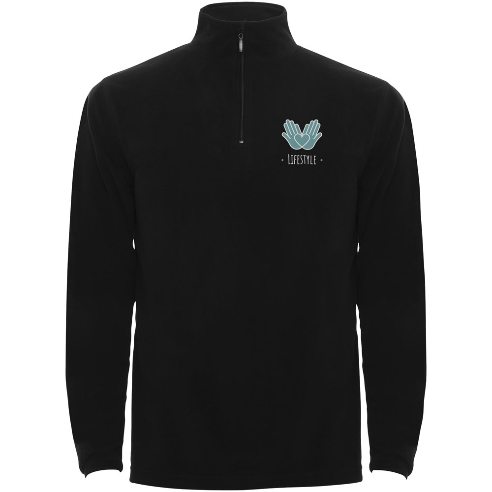 Himalaya 1/4 Zip - Fleecepullover für Herren schwarz