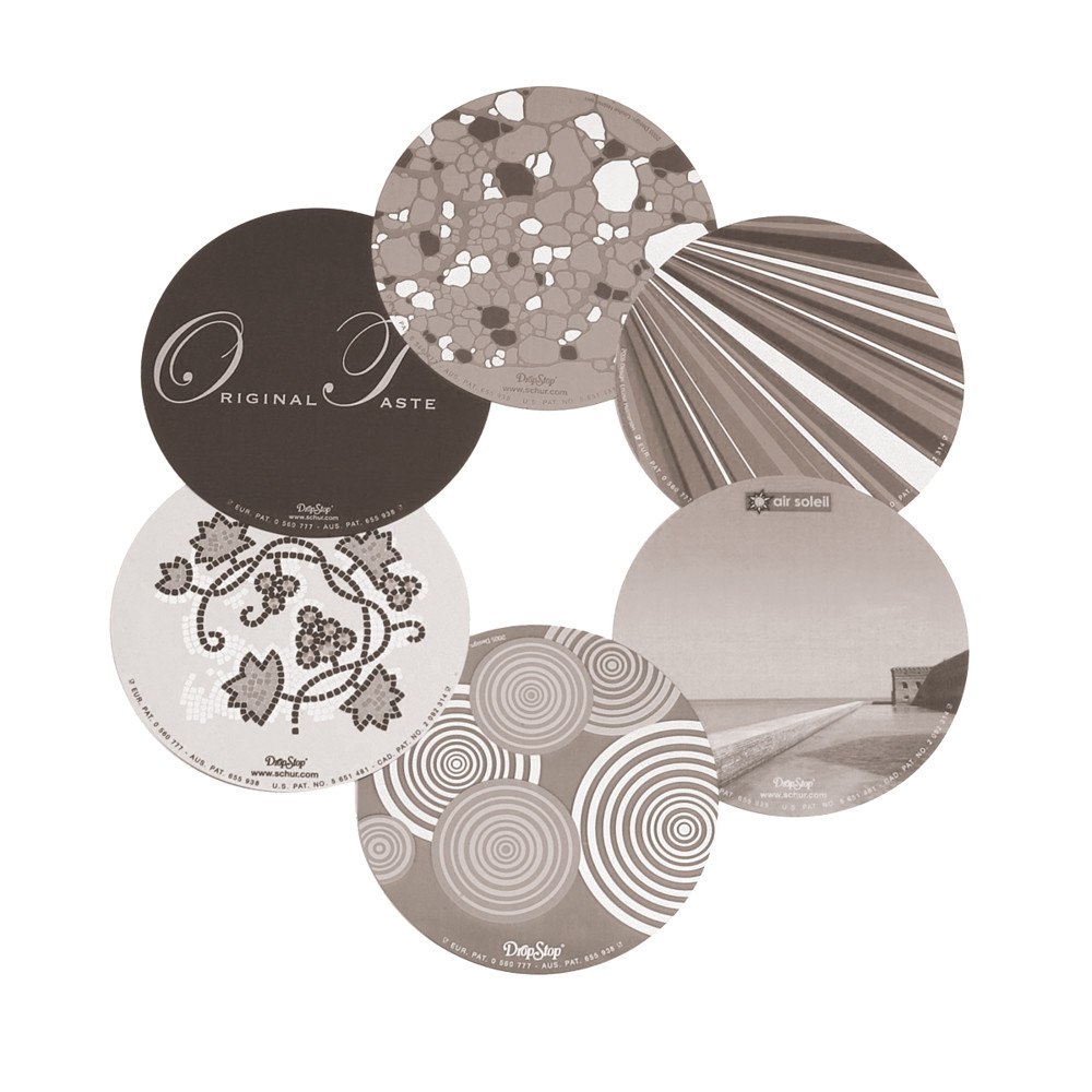 DropStop inkl. 1c-Druck in schwarz Wine Wine