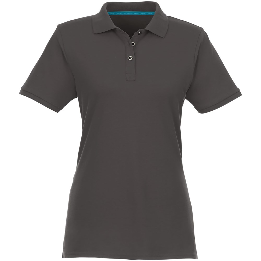 Beryl Poloshirt aus Bio-Recyclingmaterial für Damen storm grey