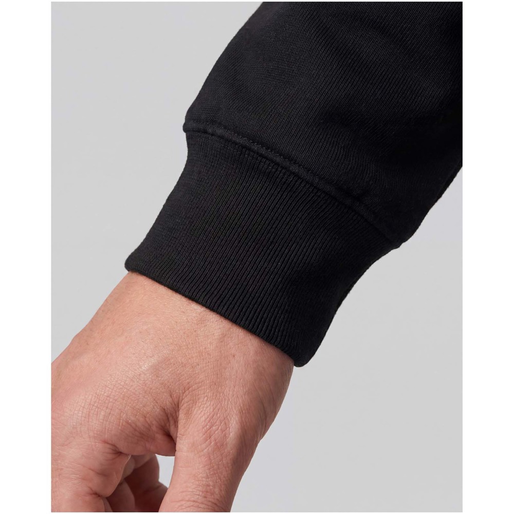 Boris Oversize Kapuzenpullover aus recycelter 280 g/m2 Bio Baumwolle (OCS), unisex schwarz