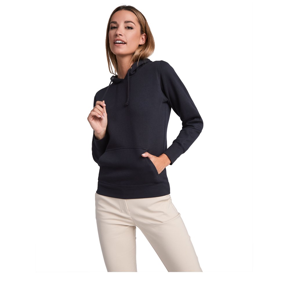Urban Kapuzenpullover für Damen royalblau, weiss