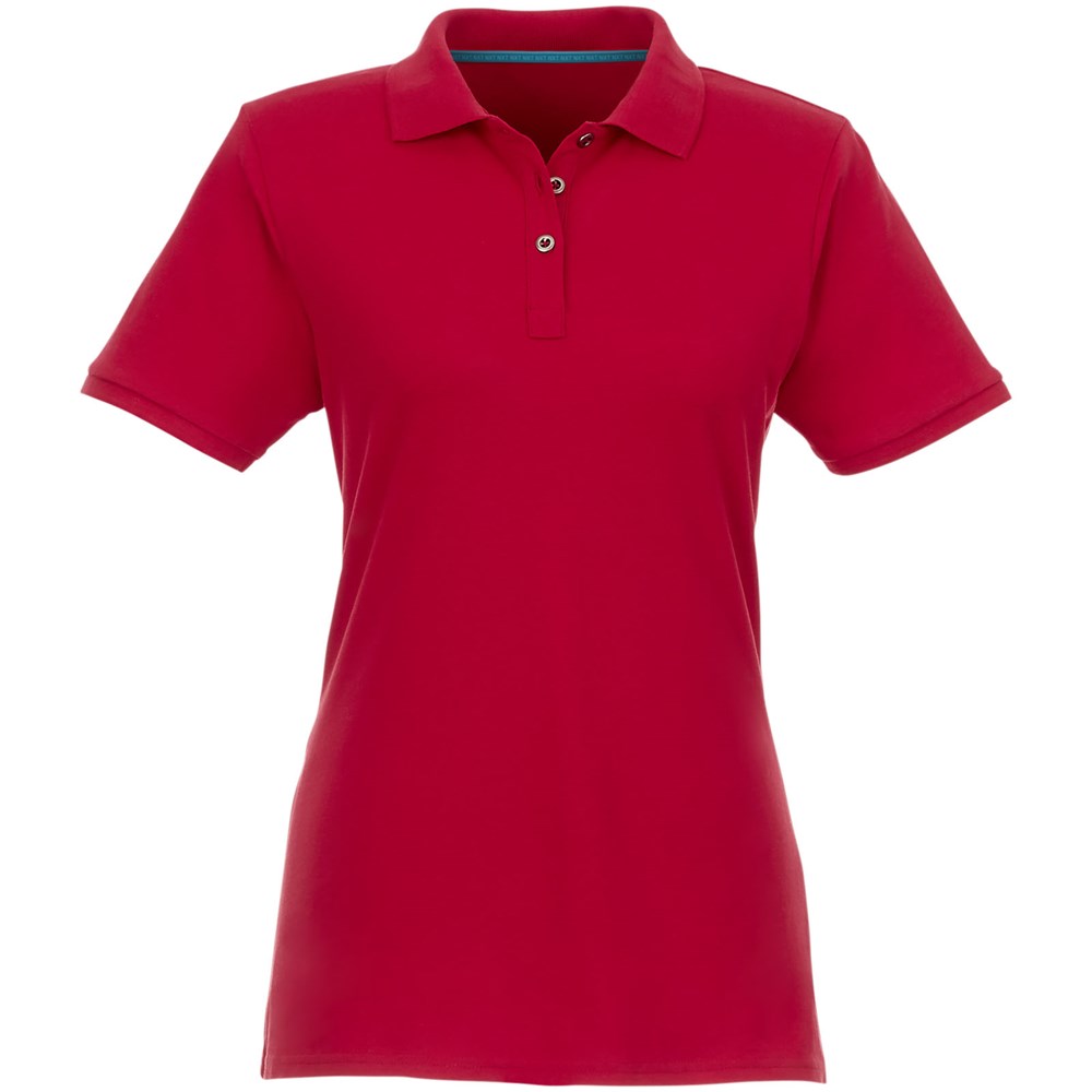 Beryl Poloshirt aus Bio-Recyclingmaterial für Damen rot