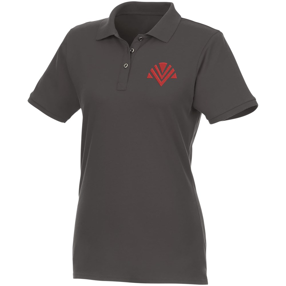 Beryl Poloshirt aus Bio-Recyclingmaterial für Damen storm grey