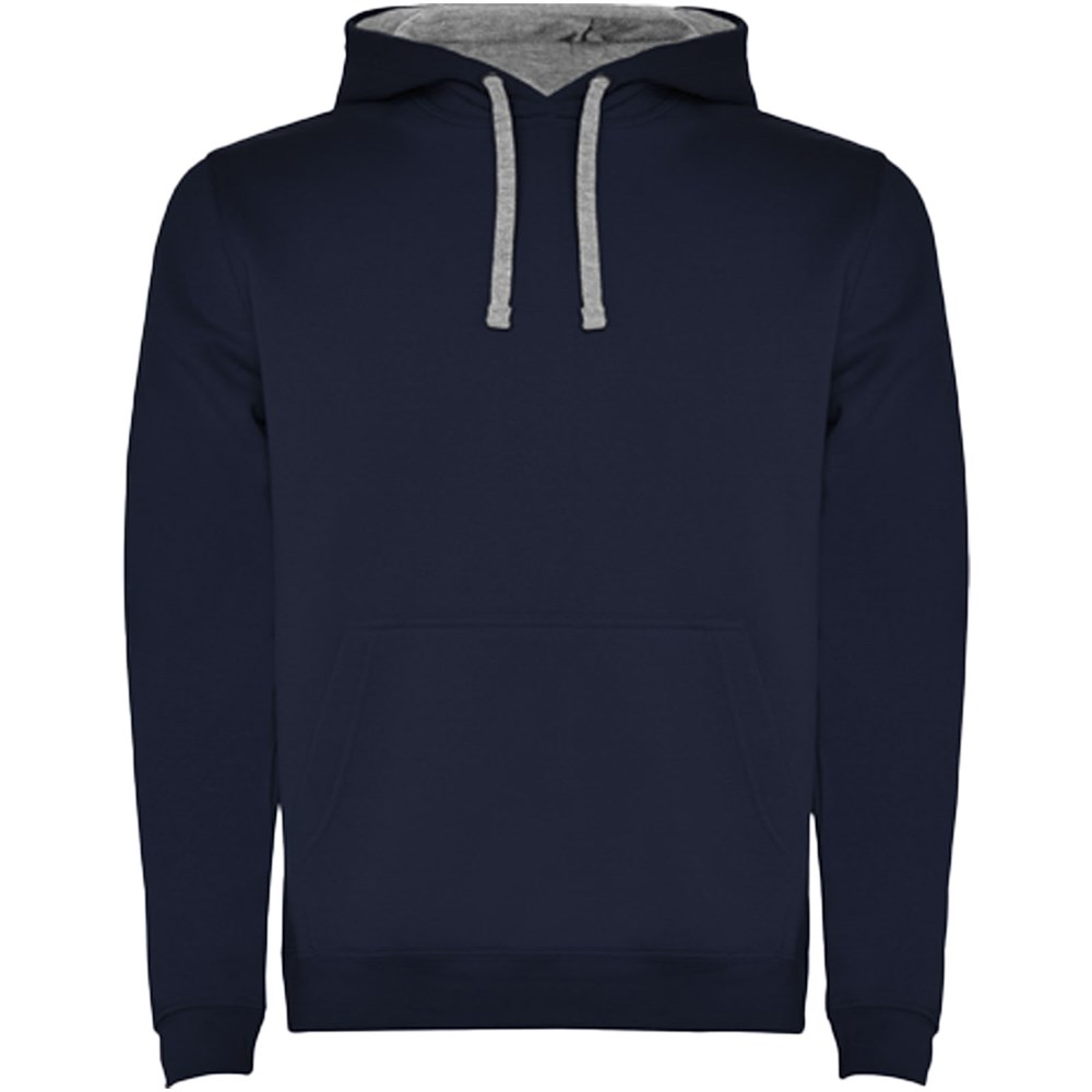 Urban Kapuzenpullover für Kinder Navy Blue, Marl Grey