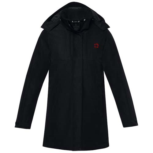 Hardy Isolierter Parka für Damen schwarz