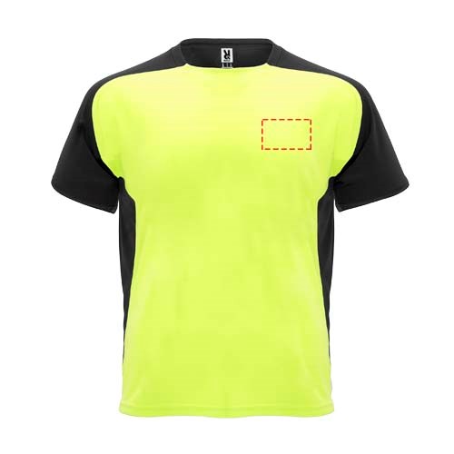 Bugatti Sport T-Shirt für Kinder Fluor Yellow, schwarz