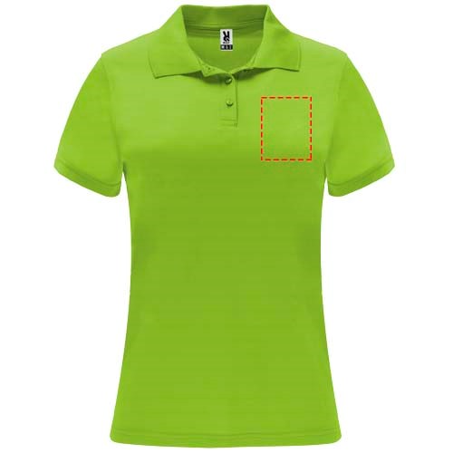 Monzha Sport Poloshirt für Damen limone