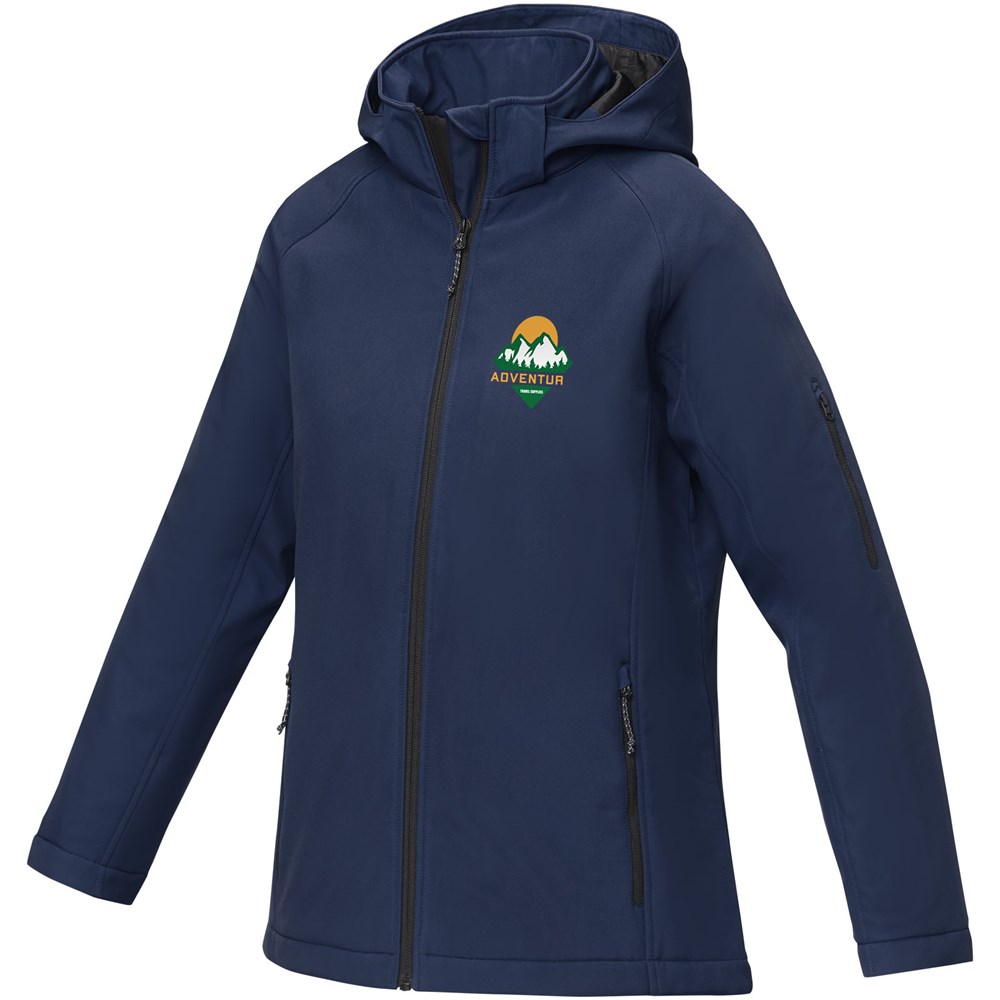 Notus wattierte Softshell Damenjacke navy