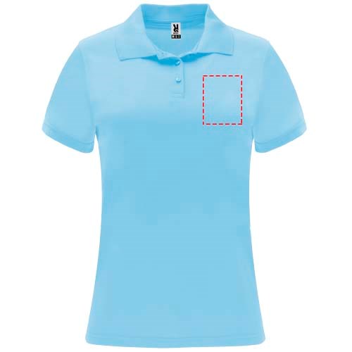 Monzha Sport Poloshirt für Damen himmelblau