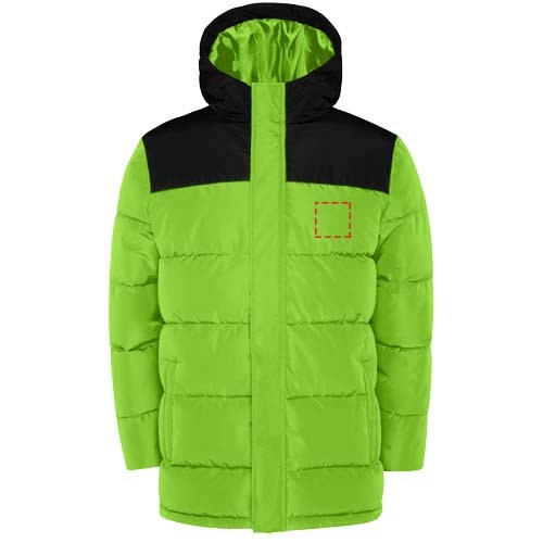 Tallin Steppjacke für Kinder limone, schwarz