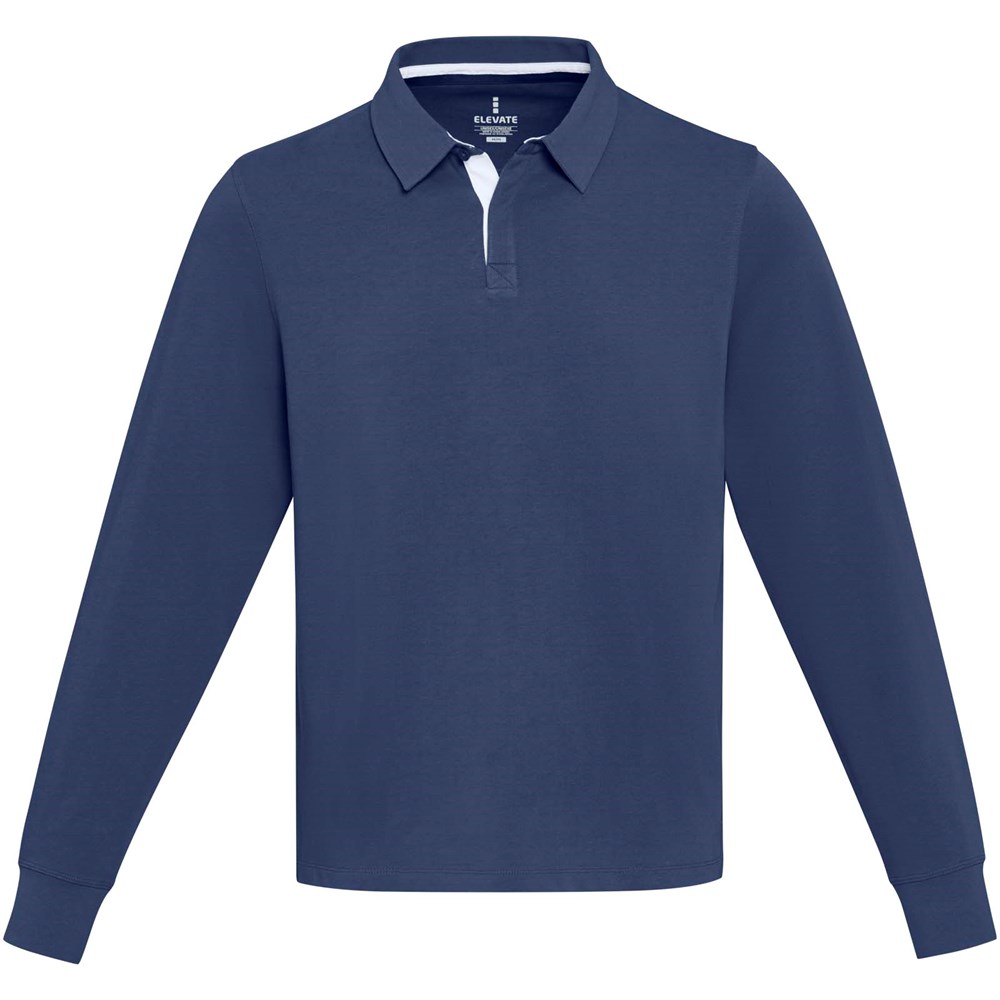 Clyde Rugby Polo Sweatshirt Unisex navy