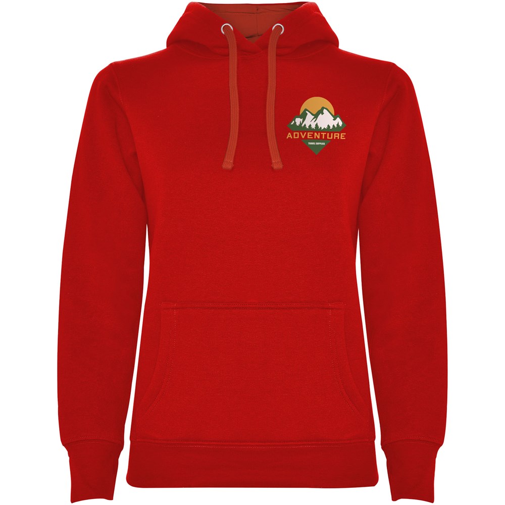 Urban Kapuzenpullover für Damen rot