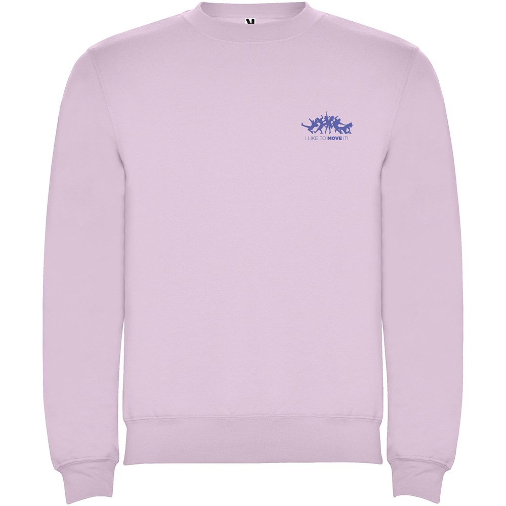 Clasica Sweatshirt mit Rundhalsausschnitt für Kinder hellrosa