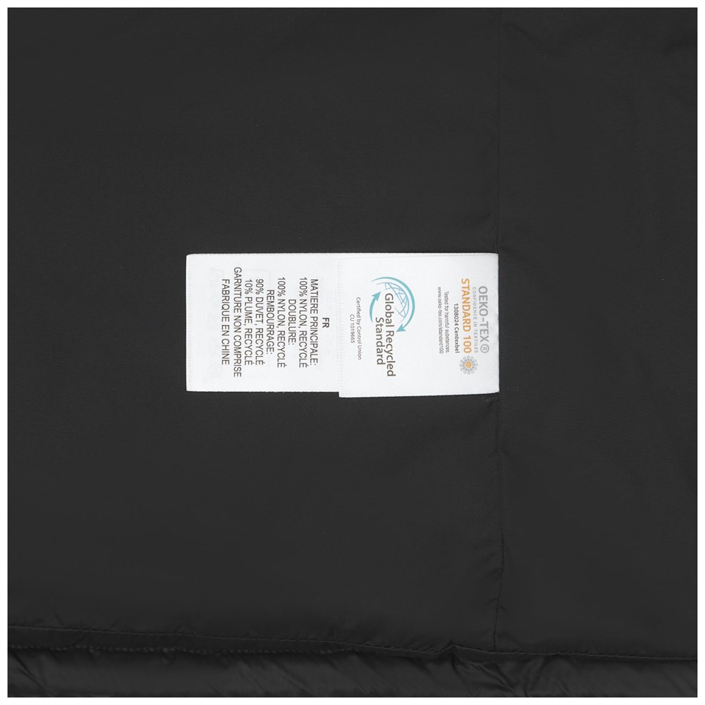 Petalite GRS Daunenjacke aus recyceltem Material für Herren schwarz