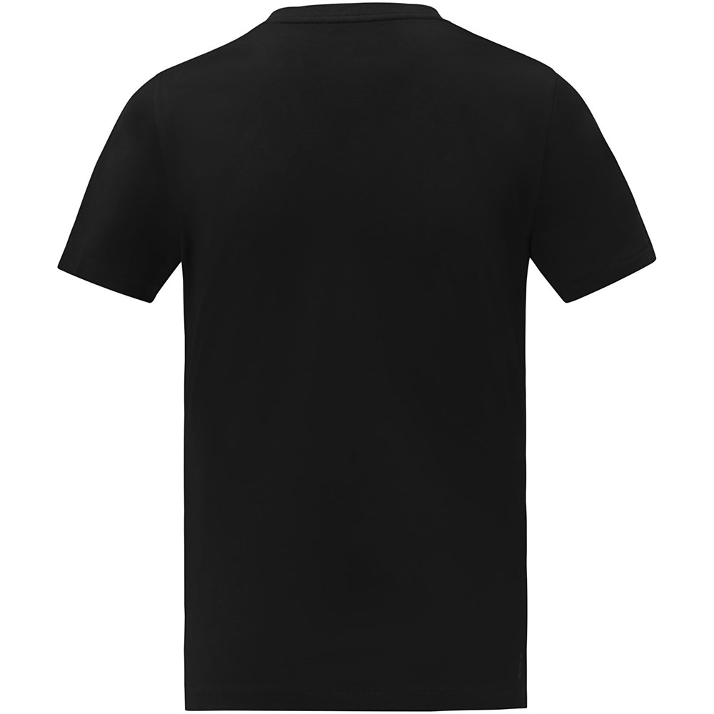 Somoto T-Shirt mit V-Ausschnitt für Herren schwarz