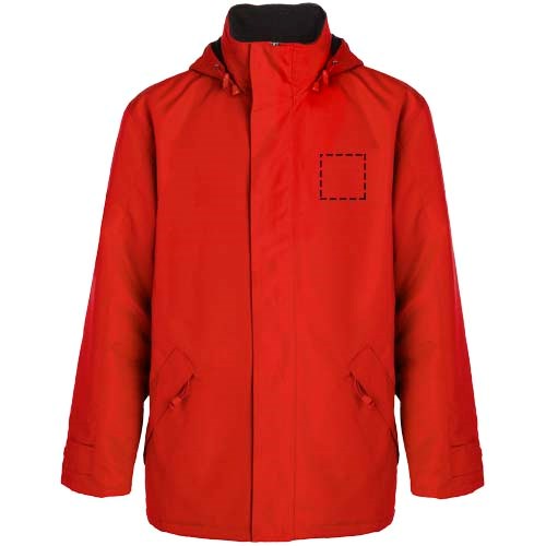 Europa Thermojacke für Kinder rot
