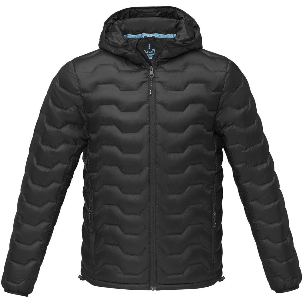 Petalite GRS Daunenjacke aus recyceltem Material für Herren schwarz