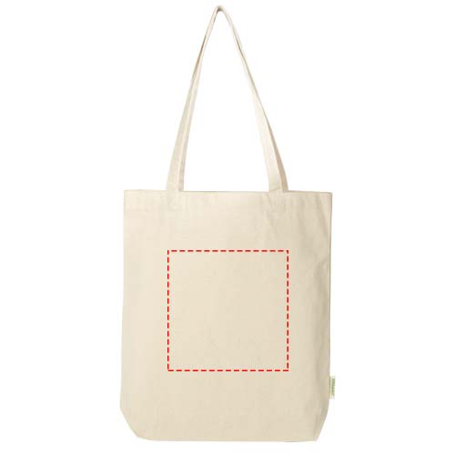 Odisha 180 g/m² OCS Bio-Tragetasche mit breitem Boden 11L