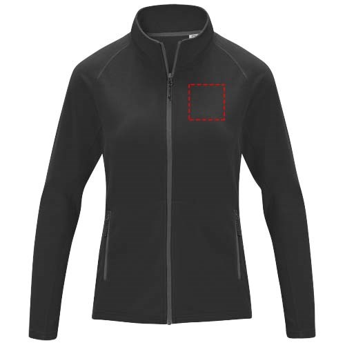 Zelus Fleecejacke für Damen schwarz
