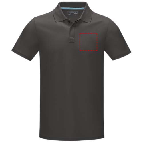 Graphite Poloshirt aus Bio-Baumwolle für Herren storm grey