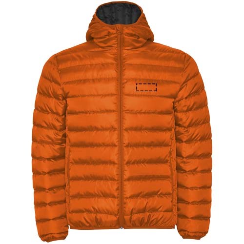 Norway isolierte Jacke für Herren Vermillon Orange