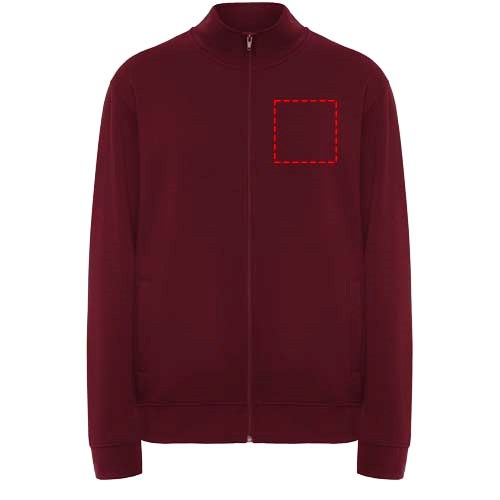 Ulan Sweatjacke Unisex Garnet