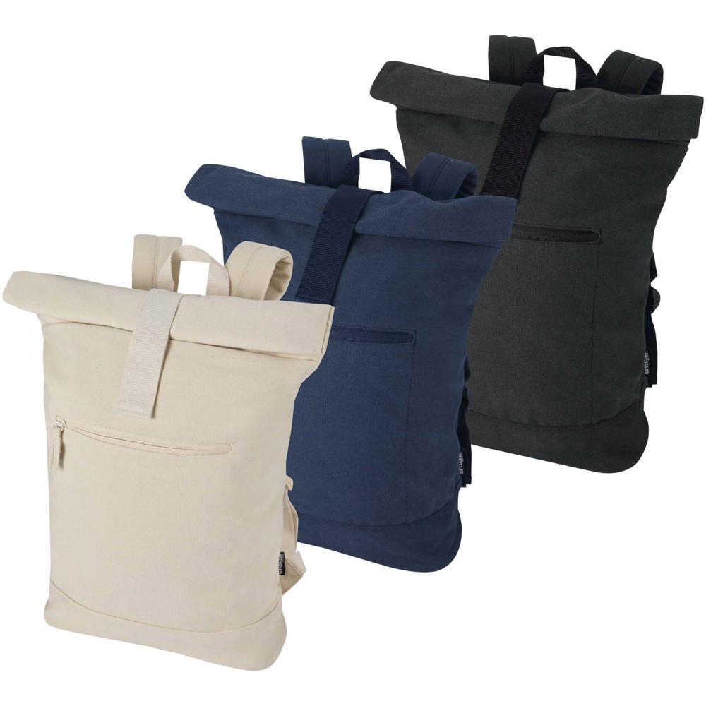 Recanvas 14” GRS recycelter Rolltop-Rucksack 16L