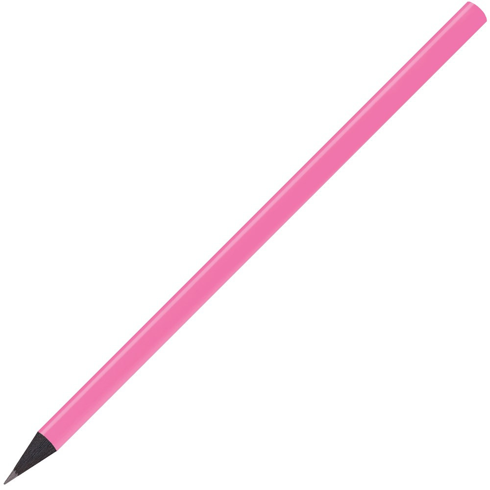 schwarz gefärbter Bleistift, lackiert, rund