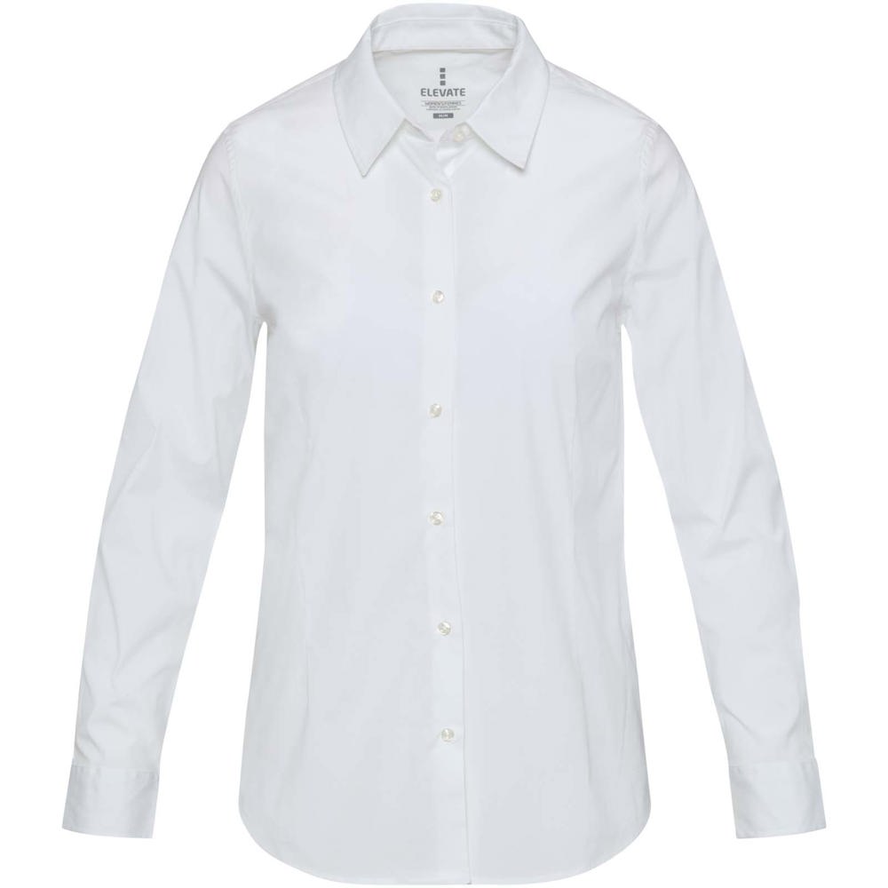 Carnelian Popeline Bluse weiss
