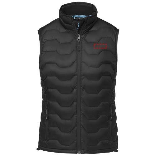 Epidote GRS isolierter Daunen-Bodywarmer für Damen aus recyceltem Material schwarz