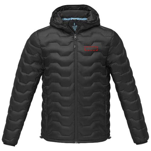 Petalite GRS Daunenjacke aus recyceltem Material für Herren schwarz