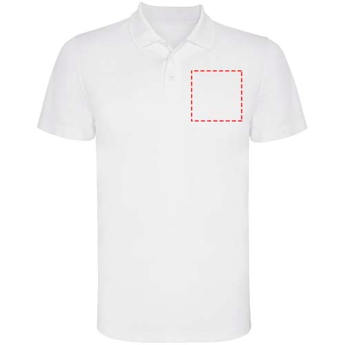 Monzha Sport Poloshirt für Herren weiss