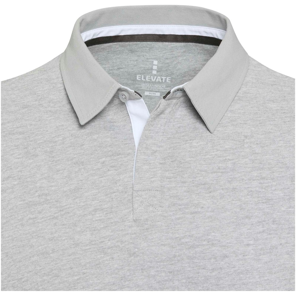 Clyde Rugby Polo Sweatshirt Unisex heather grau