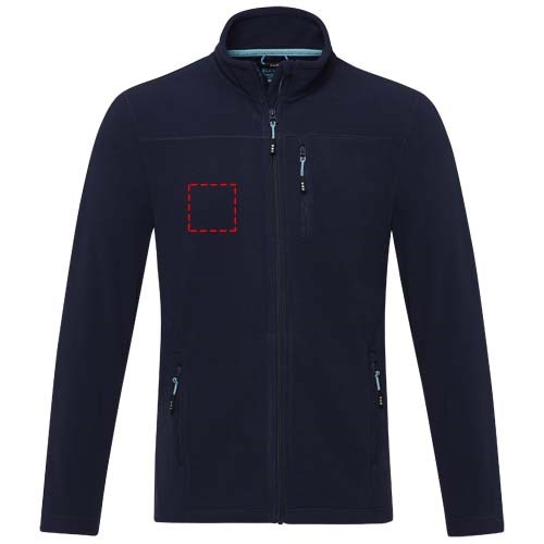 Amber GRS recycelte Fleecejacke für Herren navy