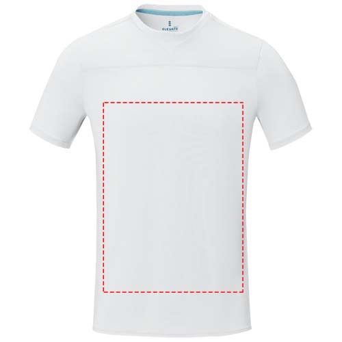 Borax Cool Fit T-Shirt aus recyceltem GRS Material für Herren weiss