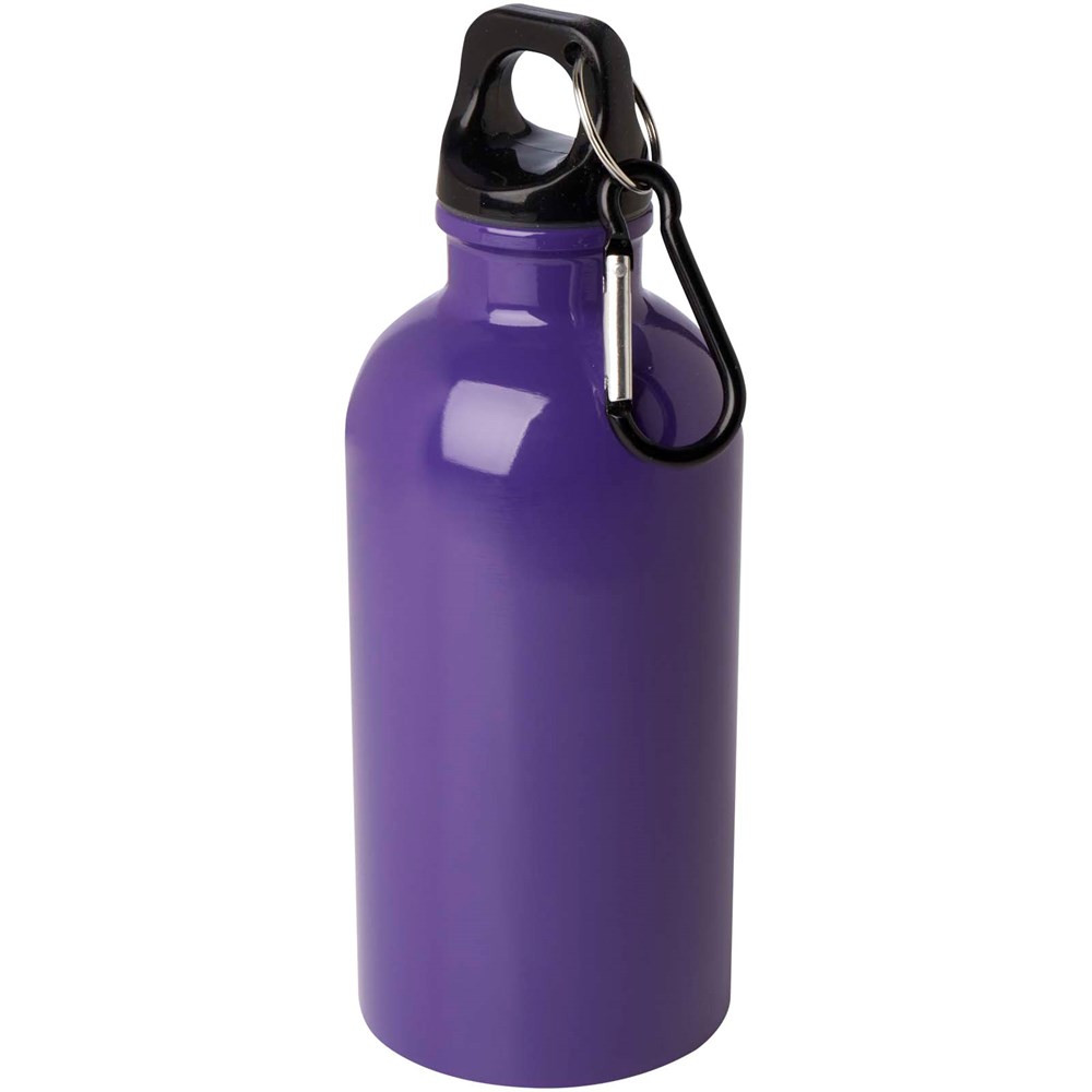 Oregon 400 ml RCS-zertifizierte, einwandige Trinkflasche aus Edelstahl mit Karabinerhaken