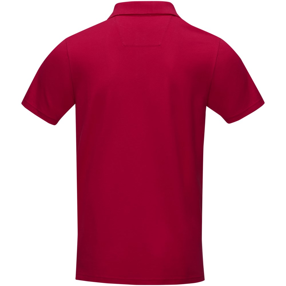 Graphite Poloshirt aus Bio-Baumwolle für Herren rot