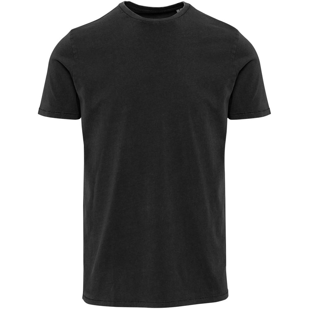 Nanaimo Kurzärmeliges T-Shirt für Herren im Washed Look, 160 g/m2 schwarz
