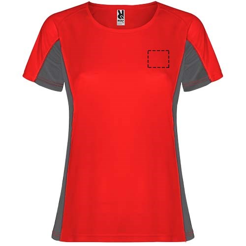 Shanghai Sport T-Shirt für Damen rot, Dark Lead