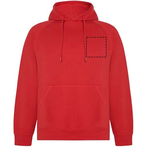 Vinson Kapuzenpullover aus Bio-Baumwolle Unisex rot