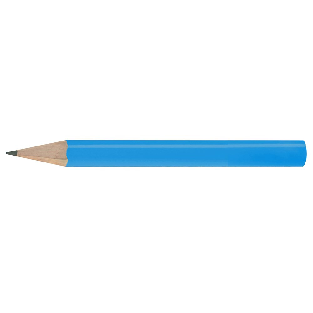 Bleistift, lackiert, rund, kurz
