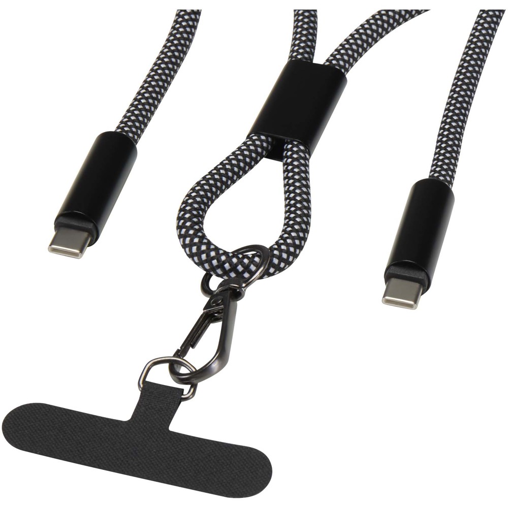 SMART 65W RPET Ladekabel mit Lanyard