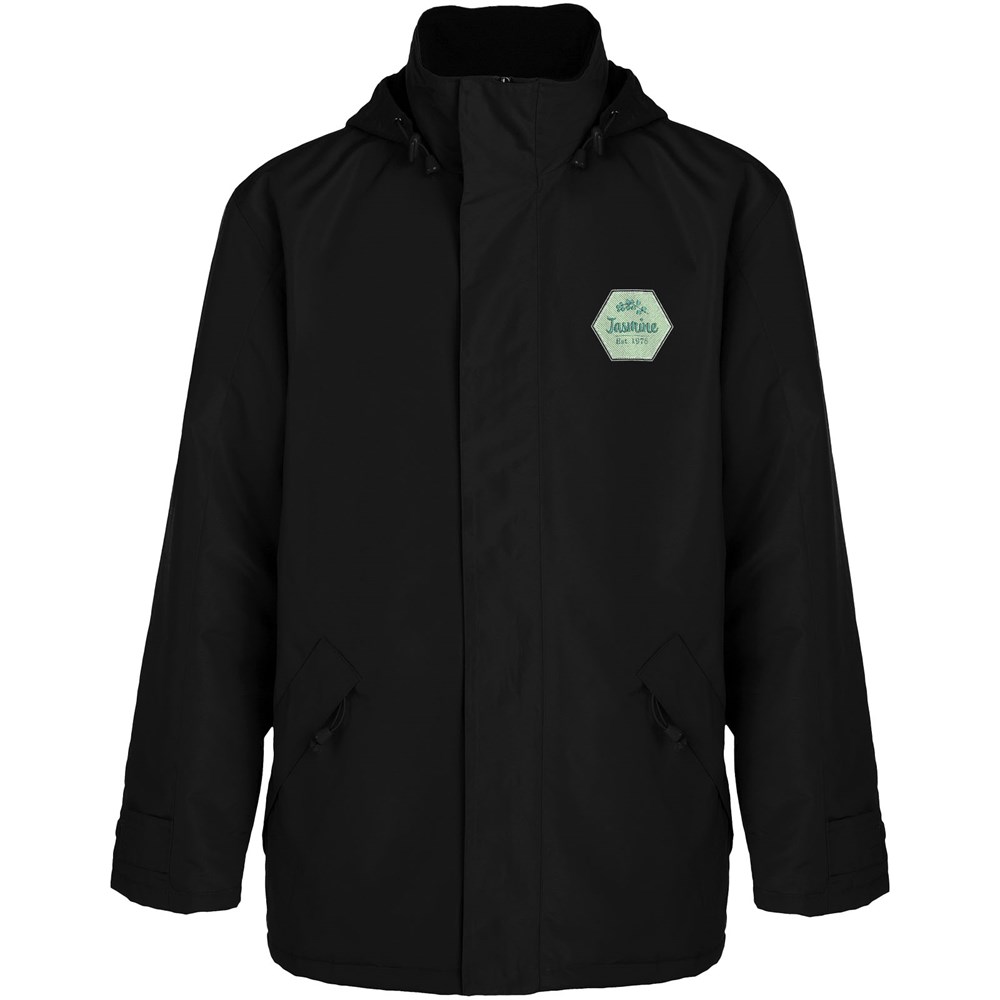 Europa Thermojacke für Kinder schwarz