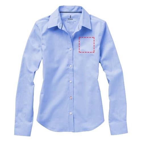 Vaillant langärmlige Bluse hellblau