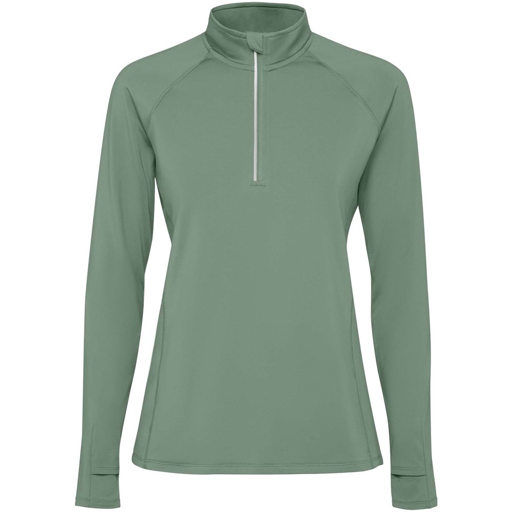 Estambul Half-Zip Sweatshirt für Damen Laurel green