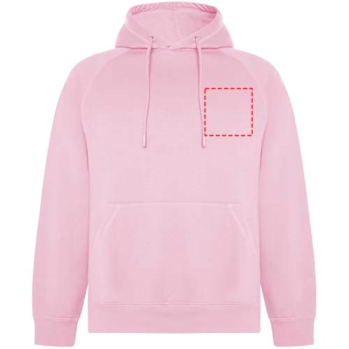 Vinson Kapuzenpullover aus Bio-Baumwolle Unisex hellrosa